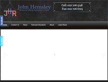 Tablet Screenshot of johnhemsley.co.uk